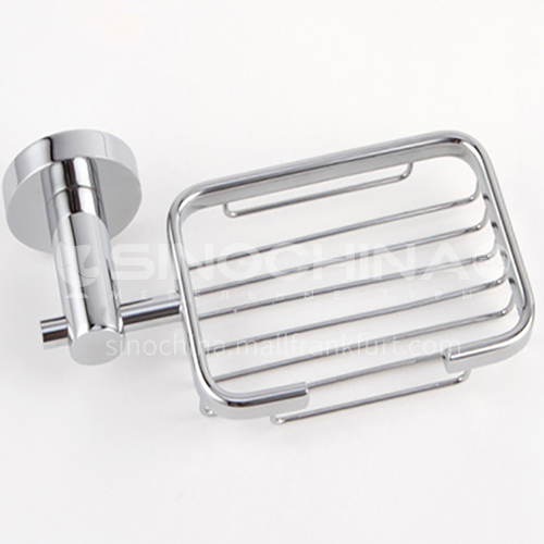 Bathroom silver stainless steel soap holder